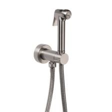 Monomando inox satinado para WC
